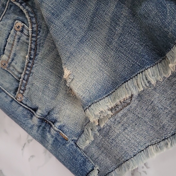 Rag&Bone NWT Chesapeake Low Rise Mini Jean Shorts - Picture 10 of 11